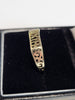 9ct Yellow Gold Sister Ring - Size P - 1.57G
