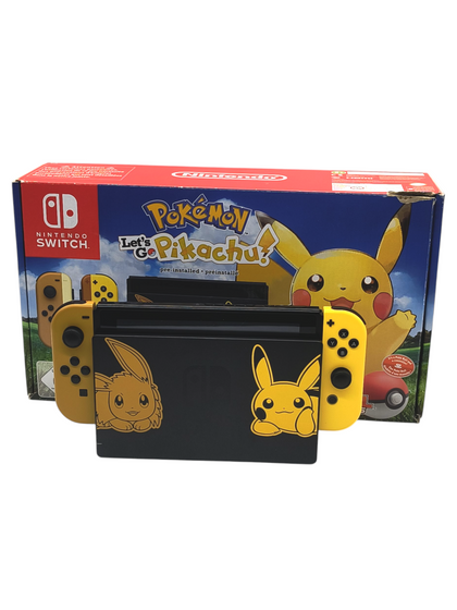 Nintendo Switch Pokémon: Let's Go, Pikachu! Console HACSKFALF Brown/Yellow