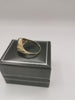 9K Gold Ring with Black Stone 3.9G Hallmarked and Tested Size W