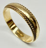 9ct yellow gold wedding band size O