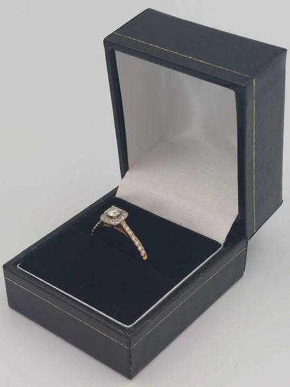 (950 Hallmarked&Tested), Platinum Ring, 2.8g, Size N