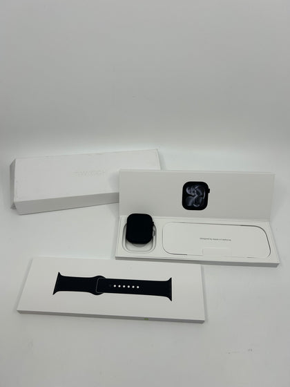 Apple Watch Series 11 GPS Jet Black Aluminium Case with Sport Band