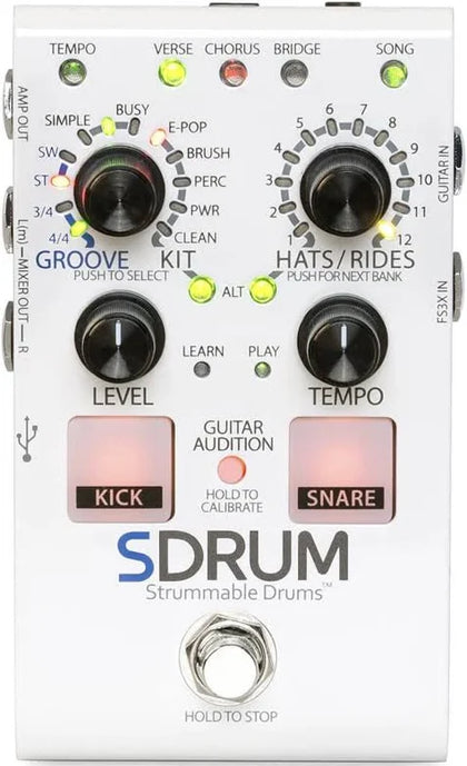 Digitech SDRUM Strummable Drums Pedal