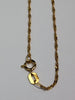 9CT GOLD NECKLACE 16"  PRESTON STORE