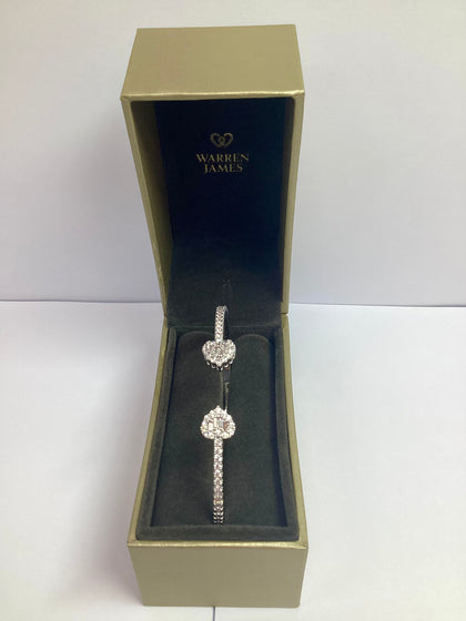 Warren James heart bangle