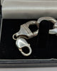 925 Hallmarked Silver, Heavy Thick Curbed Bracelet, 10", 84.9G, Boxed