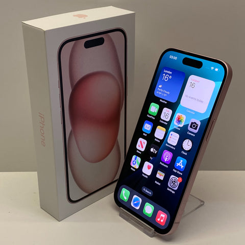 Apple iPhone 15 Unlocked Model A3090 128GB in Pink Boxed