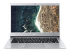 Acer Chromebook 514 CB514-1H-C0FU - Celeron N3450 / 1.1 GHz - Chrome OS - 4 GB RAM - 32 GB eMMC - 14" IPS 1920 x 1080 (Full HD) - HD Graphics 500 - Wi-Fi 5, Bluetooth - Pure Silver - kbd: UK