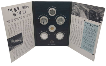 Battle of the Atlantic Silver Proof Coins Set Just Missing Gold Coin