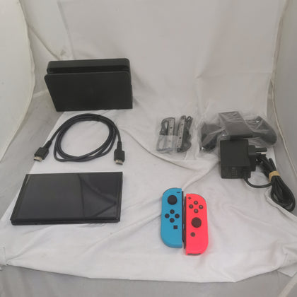 Nintendo Switch OLED Model Neon Red & Neon Blue Joy-Con Boxed
