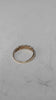 9ct Yellow Gold Ring With Glass Stones - 1.41 Grams - Size M