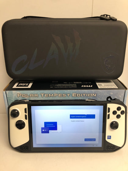 MSI Claw 8 AI Polar Tempest Edition Handheld Gaming Console 2TB (24 Month Warranty).