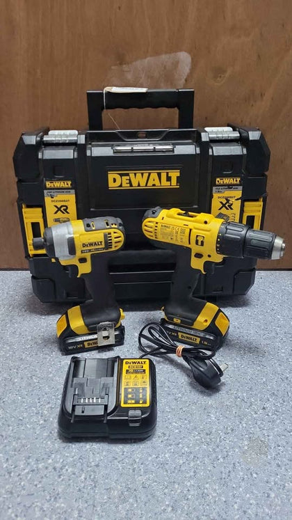Dewalt (DCZ298S2T) TSTAK - Dewalt (DCD776) and Dewalt (DCF885) With 2 x Batteries And Charger
