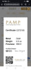 Pamp 1/2 ounce fine gold 999.9