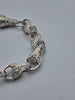 925 Sterling Silver Large Patterned Tulip Bracelet - 8" Long - 20.08 Grans **BRAND NEW