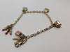 9ct Gold Charm 8” Bracelet