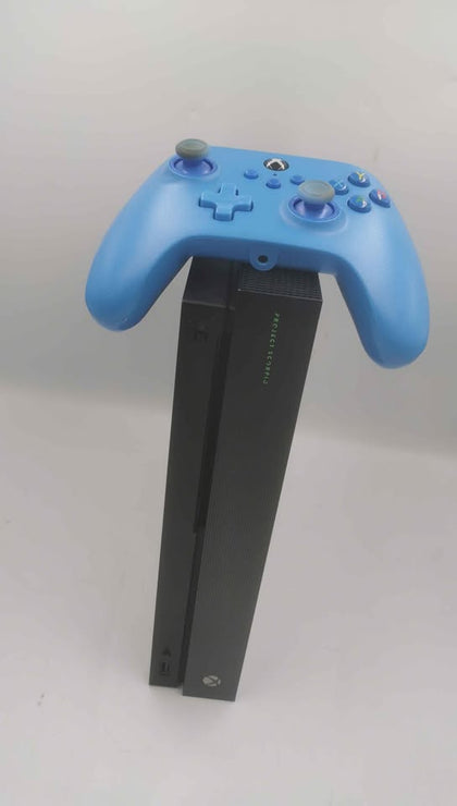 Xbox One X Console 1TB Project Scorpio Black With Wired Blue Pad