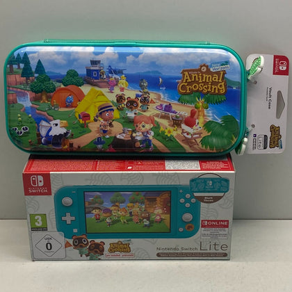 Nintendo Switch Lite Animal Crossing Edition with Case Sealed