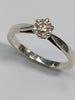 9ct White Gold Diamond Ring
