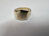 9CT GOLD SIGNET RING SIZE U  4.6gr