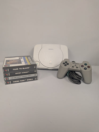 Sony PSone Console - White - 4 Game Package *Sale*