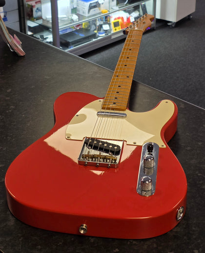 Fender Vintera 50's Telecaster Electric Guitar- fiesta red
