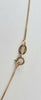 9ct Gold Necklace Purple Pendant 18"