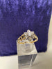 9ct Gold CZ Ring - Size O - 1.71g - Great Yarmouth