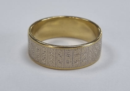 18ct white/Yellow Gold Ring 