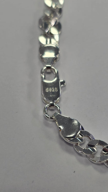 925 Silver 20” Curb Chain