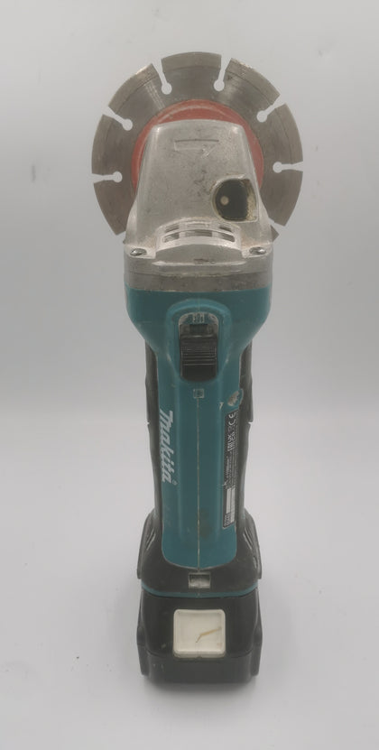 Makita DGA452Z 18v 115mm LXT Angle Grinder Paddle Switch, With 3.0ah Battery