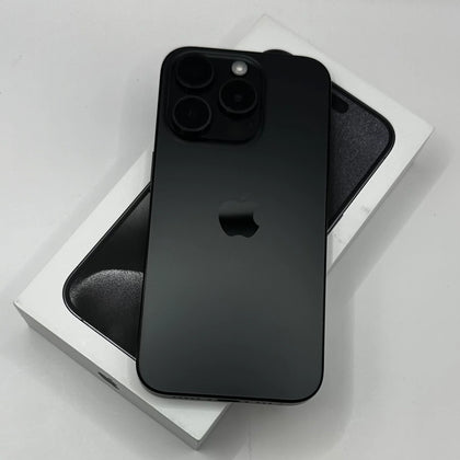 Apple iPhone 15 Pro, 128GB, Black Titanium (Unlocked) - Chesterfield.