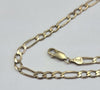 9ct Gold Figaro Chain 18"