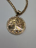 14ct Gold Rope Chain With Tree of Life Pendant