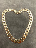 9ct Solid Yellow Gold Curb Bracelet 8" 7.80G