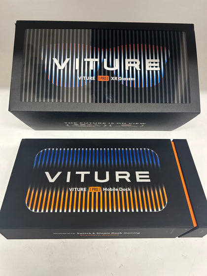 Viture Pro XR Glasses + Viture Pro Mobile Dock Boxed