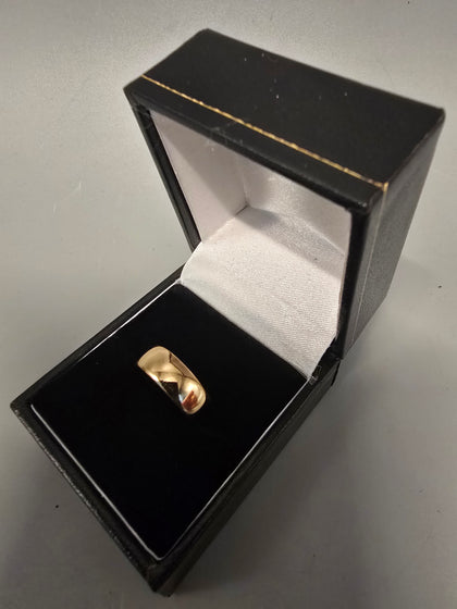 22CT Gold Wedding Band Ring 916 4.4G Size K