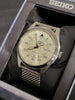 Seiko 5 Sports Automatic Cream Dial Mesh Bracelet Watch SRPH21