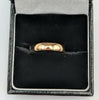 22CT 916 HALLMARKED, YELLOW GOLD, PLAIN BAND, SIZE:M / 6.5, 3.94G, BOXED