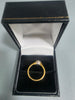 18CT Gold Ring 3.1G HM 750 Size L With Stone