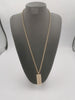9ct Gold Chain with Large Ingot Pendant (Hallmarked)- 52.1G Total Weight - 27" Length - Chain Box Provided