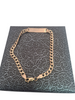 9CT ROSE GOLD CURBE BRACELET ,WEIGHT 4.4G,LENGHT 8"