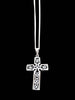 NEW SILVER CHAIN WITH CELTIC CROSS