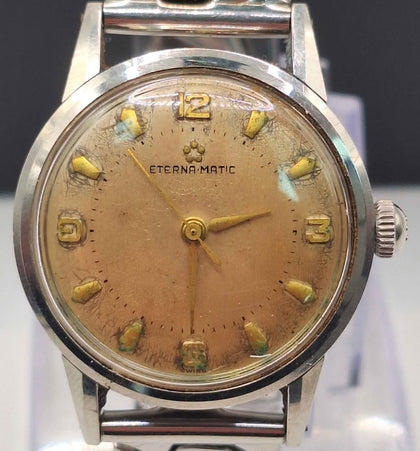 Vintage Eternamatic 1961 Watch - Expandable Strap - Boxed