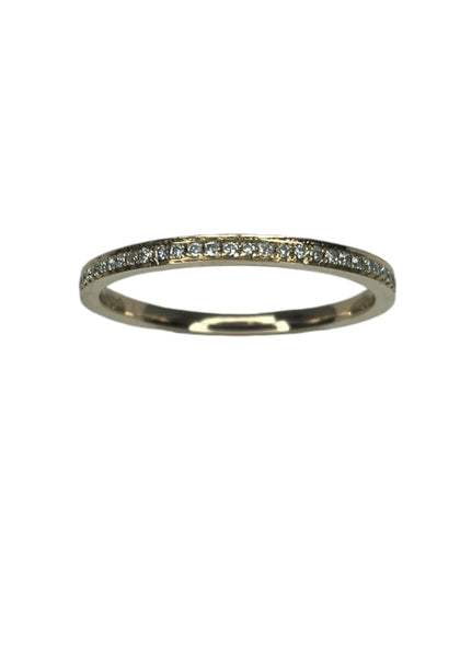 Annoushka Eclipse 18ct Rose Gold & Diamond Eternity Ring - Size P