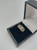 **DEAL** 18CT Gold Sapphire Trilogy Stone Ring with Diamond Stones, 4.7Grams, Hallmarked 750, Size: K