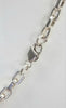 Silver Oval Linked Chain 20"