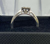 9CT WHITE GOLD RING