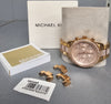 Michael Kors Bryant Chronograph Rose Gold-Tone Stainless Steel Rose Gold Dial Women's Watch MK6485