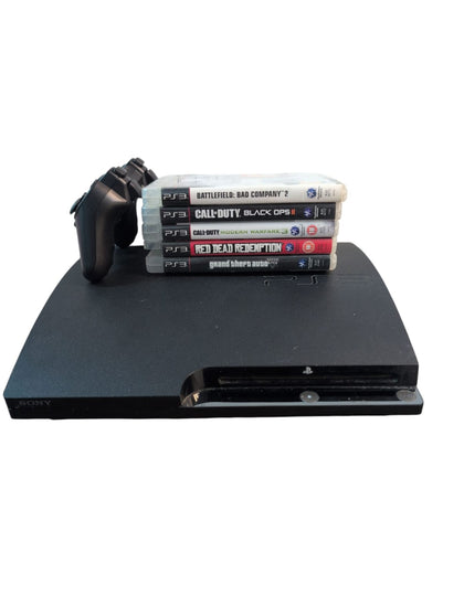 Playstation 3 Slim Console - 300gb, Bundle With games